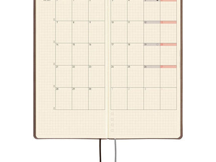 Hobonichi Techo 2027 Weeks - Smooth: Café au Lait - ColorSwatch