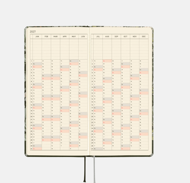 Hobonichi Techo 2027 Weeks - V-A Series: Leicester - ColorSwatch