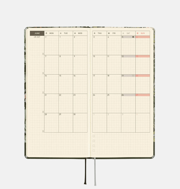 Hobonichi Techo 2027 Weeks - V-A Series: Leicester - ColorSwatch