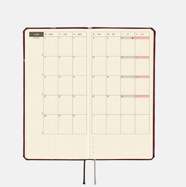 Hobonichi Techo 2027 Weeks - V-A Series: Welcome to the V and A - ColorSwatch