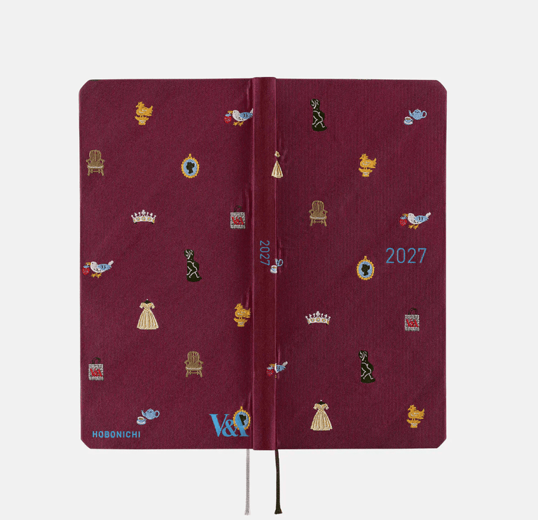 Hobonichi Techo 2027 Weeks - V-A Series: Welcome to the V and A - ColorSwatch