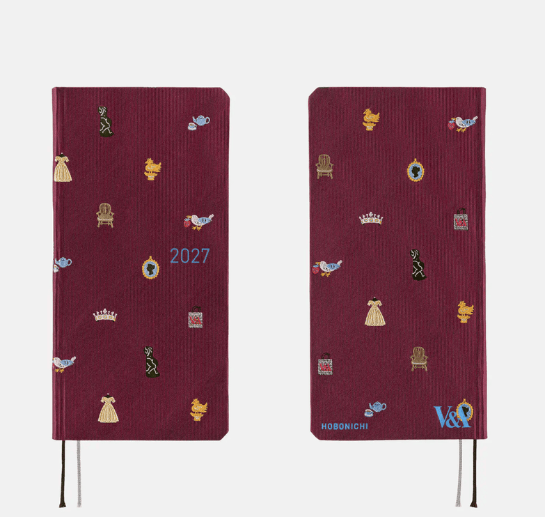 Hobonichi Techo 2027 Weeks - V-A Series: Welcome to the V and A - ColorSwatch