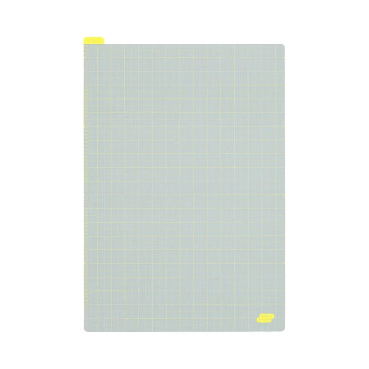 Hobonichi Techo Accesories - Hobonichi Pencil Board (Ice Gray x Yellow) - ColorSwatch