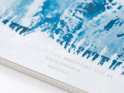 Hobonichi Techo Accesories Naoki Ishikawa: Hobonichi Graph Notebook (A5) - Denali in the Midnight Sun 1 - ColorSwatch