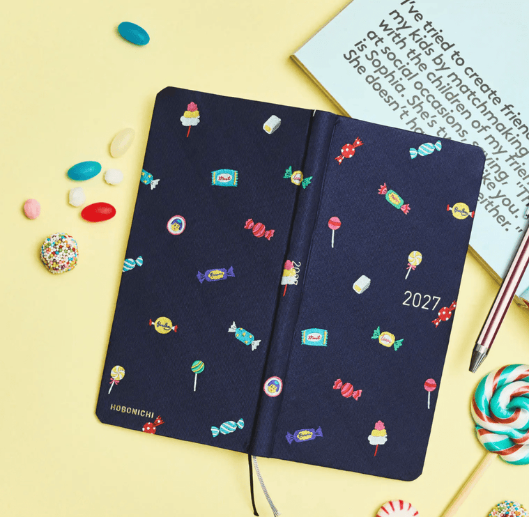 Hobonichi Techo Weeks 2027 - Bow and Tie - Candy Dream - ColorSwatch