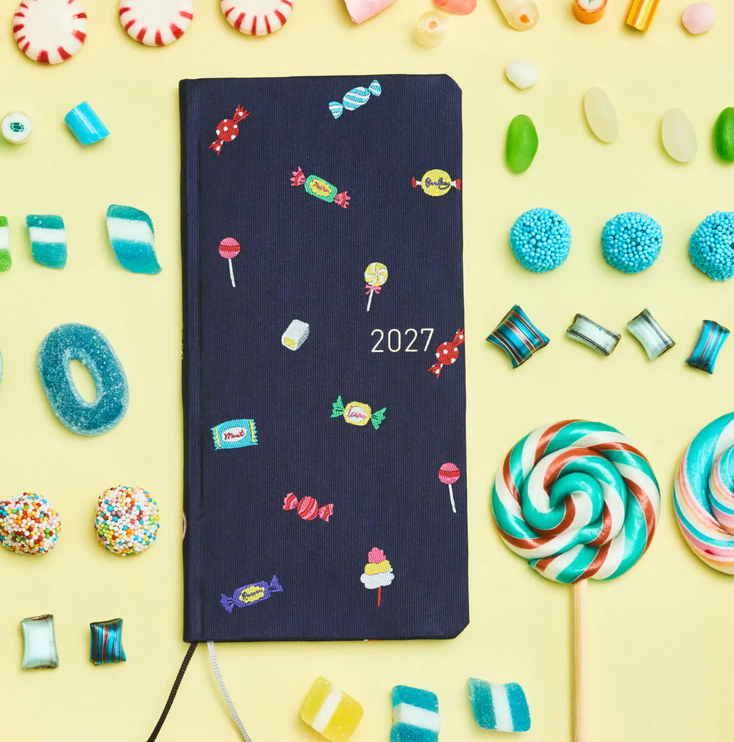 Hobonichi Techo Weeks 2027 - Bow and Tie - Candy Dream - ColorSwatch