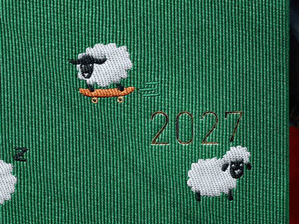 Hobonichi Techo Weeks 2027 - Bow and Tie - Sheep Sheep Sheep - ColorSwatch