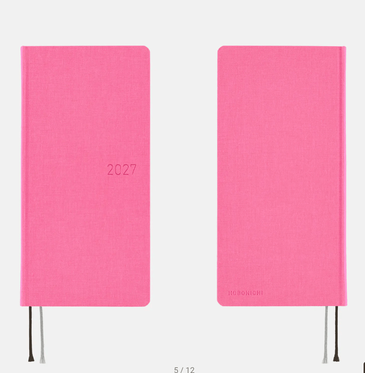 Hobonichi Techo Weeks 2027 - Colors - Pink Sapphire - ColorSwatch