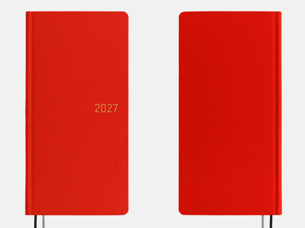 Hobonichi Techo Weeks 2027 - Colors - Poppy Red - ColorSwatch