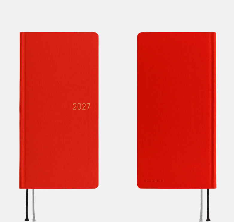 Hobonichi Techo Weeks 2027 - Colors - Poppy Red - ColorSwatch