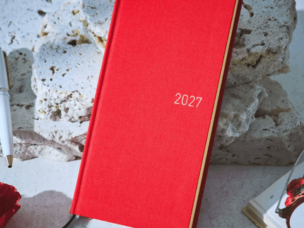 Hobonichi Techo Weeks 2027 - Colors - Poppy Red - ColorSwatch