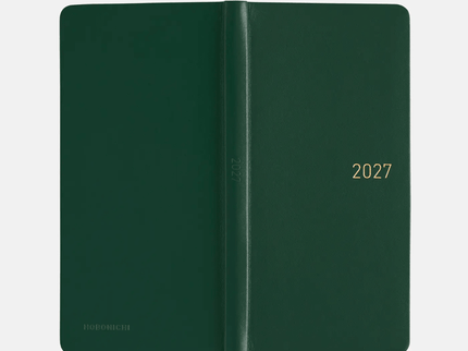 Hobonichi Techo Weeks 2027 - Leather - Forest Green - ColorSwatch