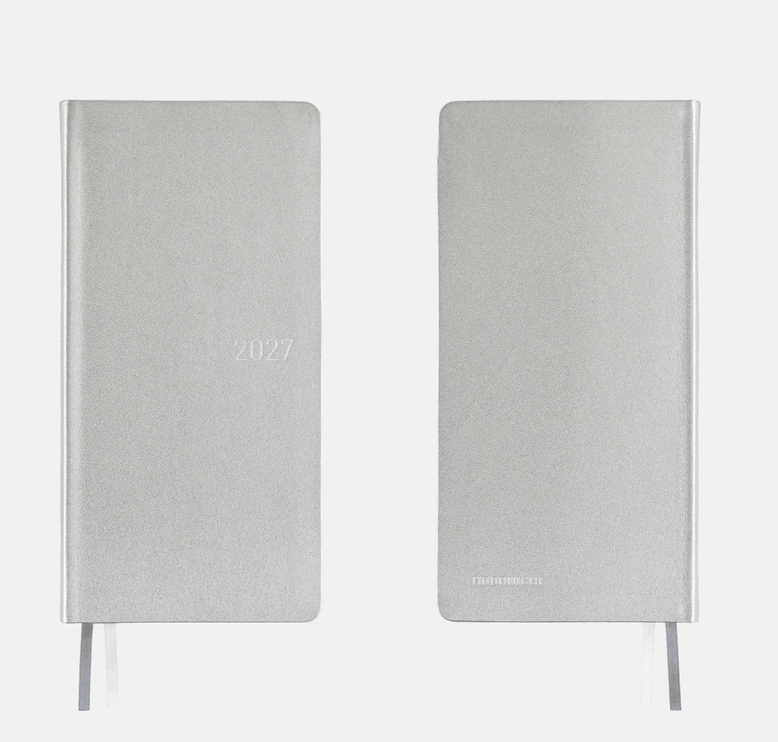 Hobonichi Techo Weeks 2027 - Leather - Noble Silver - ColorSwatch