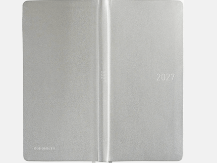 Hobonichi Techo Weeks 2027 - Leather - Noble Silver - ColorSwatch