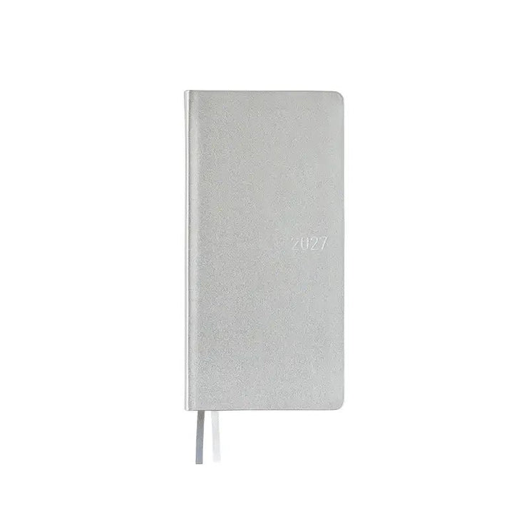 Hobonichi Techo Weeks 2027 - Leather - Noble Silver - ColorSwatch