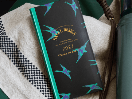 Hobonichi Techo Weeks 2027 - Natal Design - Lucky Swallow - ColorSwatch
