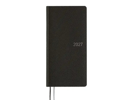 Hobonichi Techo Weeks 2027 - Paper Series - Black Argyle - ColorSwatch
