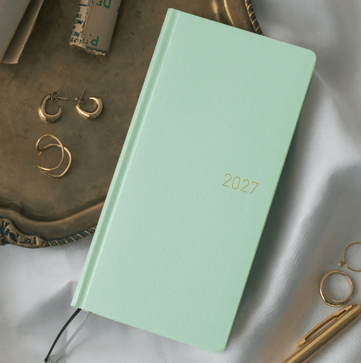 Hobonichi Techo Weeks 2027 - Paper Series - Frosty Jade - ColorSwatch