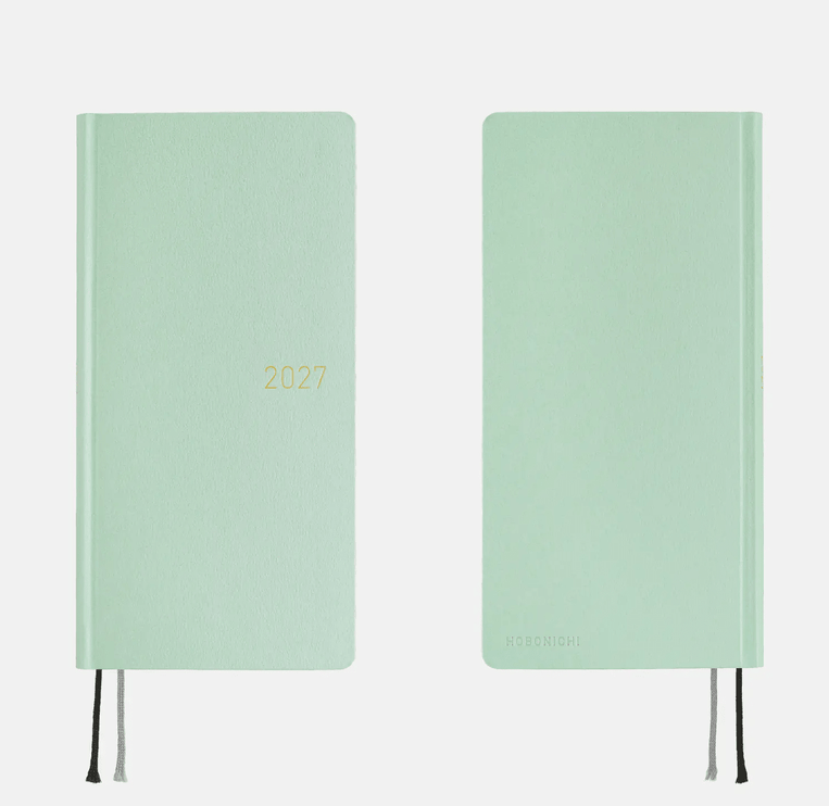 Hobonichi Techo Weeks 2027 - Paper Series - Frosty Jade - ColorSwatch