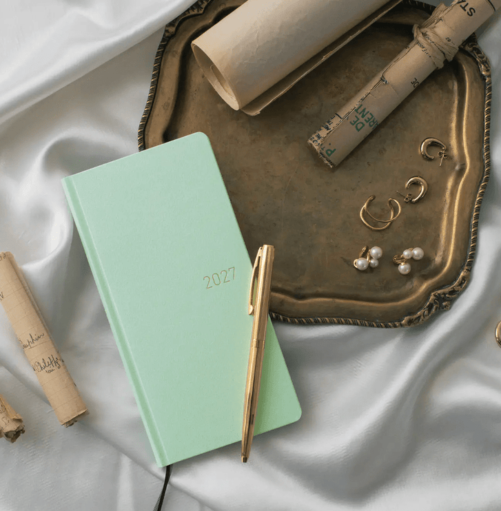 Hobonichi Techo Weeks 2027 - Paper Series - Frosty Jade - ColorSwatch