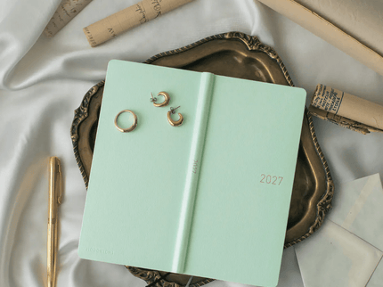 Hobonichi Techo Weeks 2027 - Paper Series - Frosty Jade - ColorSwatch