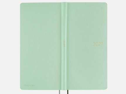 Hobonichi Techo Weeks 2027 - Paper Series - Frosty Jade - ColorSwatch