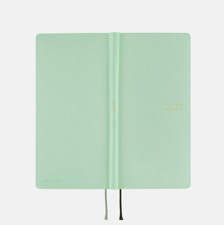 Hobonichi Techo Weeks 2027 - Paper Series - Frosty Jade - ColorSwatch