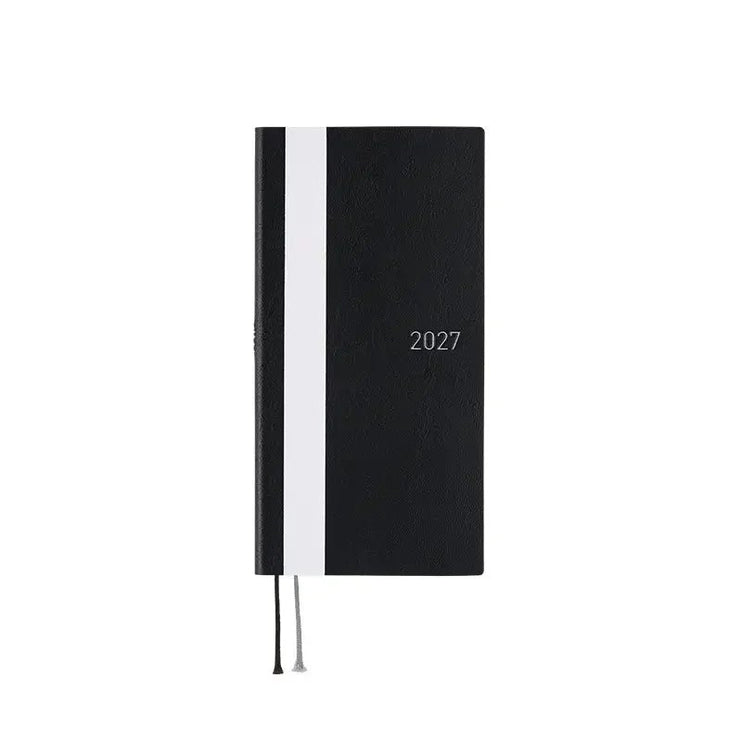 Hobonichi Techo Weeks 2027 - White Line - Black - ColorSwatch