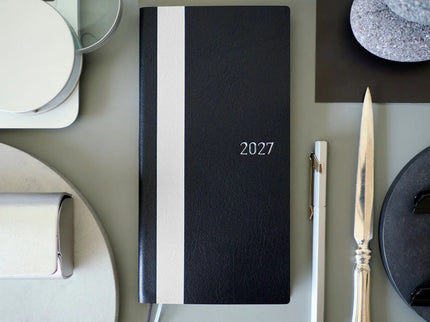 Hobonichi Techo Weeks 2027 - White Line - Black - ColorSwatch