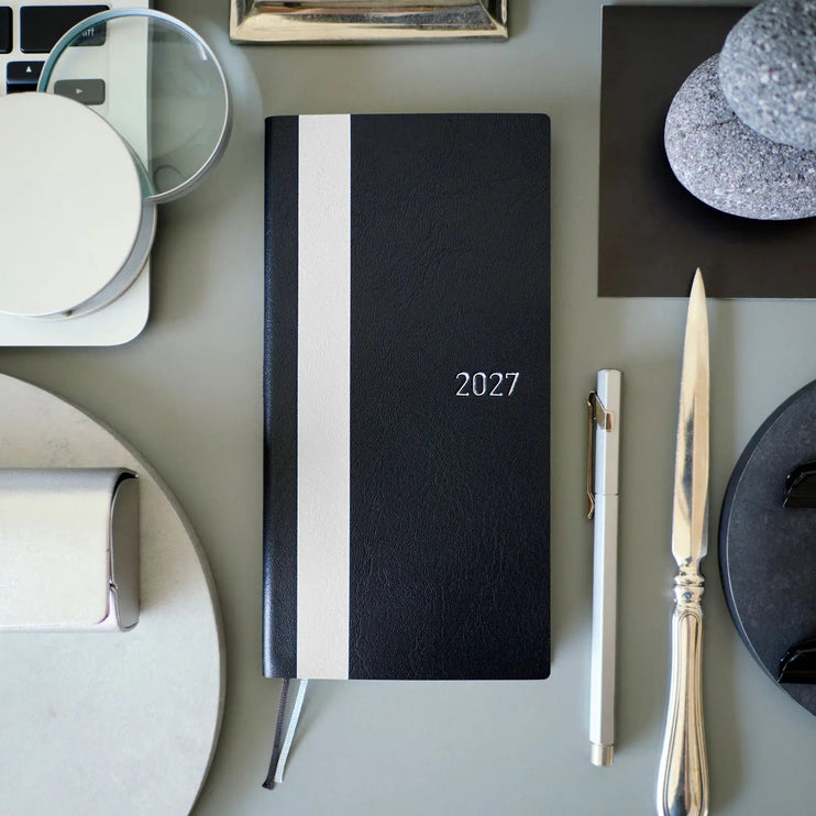 Hobonichi Techo Weeks 2027 - White Line - Black - ColorSwatch