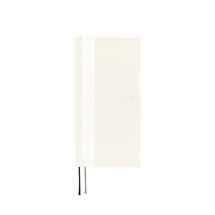 Hobonichi Techo Weeks 2027 - White Line - Ivory - ColorSwatch