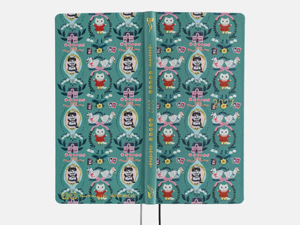 Hobonichi Techo Weeks 2027 - Yumi Katagishi - White Cat Wallpaper - ColorSwatch