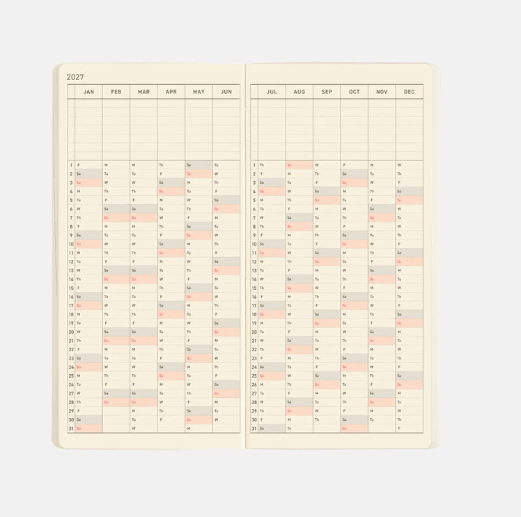 Hobonichi Techo Weeks MEGA 2027 - Sneaker - Lime Green - ColorSwatch