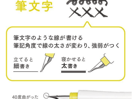 Hocoro Nib - Fude - ColorSwatch