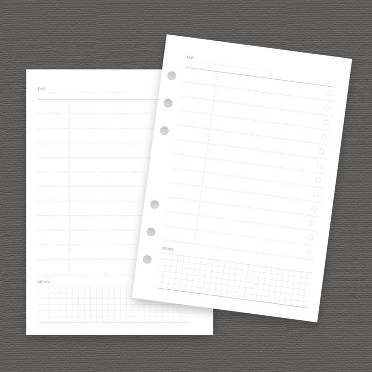 Hojas Refill Reservoir B6 - Day Planner - ColorSwatch