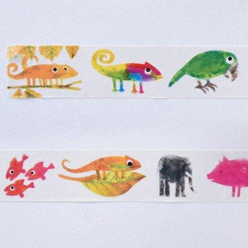 Washi Tape - Colorful Animals