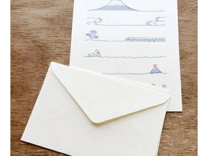 Letter Set - Playful Paper - Mt. Fuji