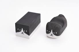 Borrador Transformable - Gato Tuxedo