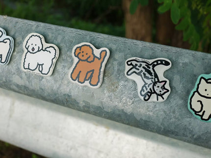 Imán - Brown Poodle - ColorSwatch