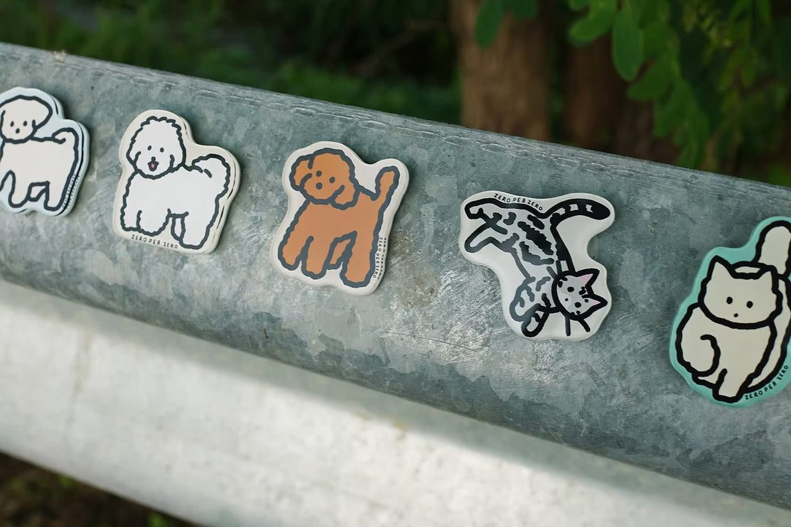 Imán - Brown Poodle - ColorSwatch