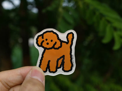 Imán - Brown Poodle - ColorSwatch