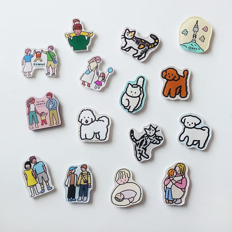 Imán - Calico Cat Stand - ColorSwatch