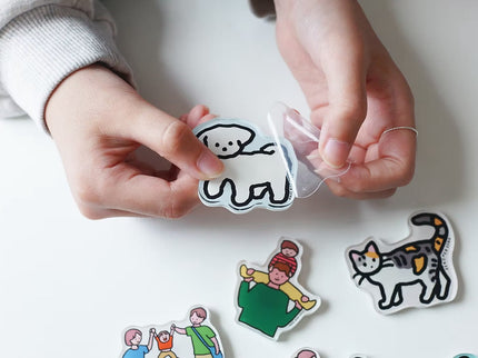 Imán - Calico Cat Stand - ColorSwatch