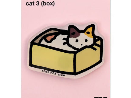 Imán - Cat in a Box - ColorSwatch