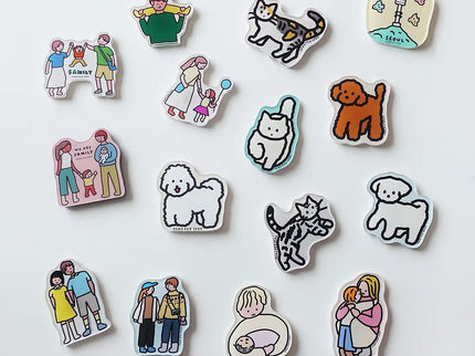 Imán - Grey Cat - ColorSwatch