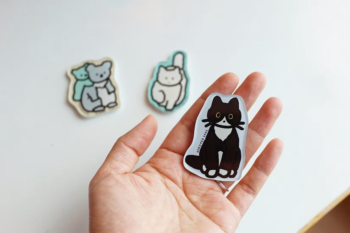 Imán - Tuxedo Cat - ColorSwatch