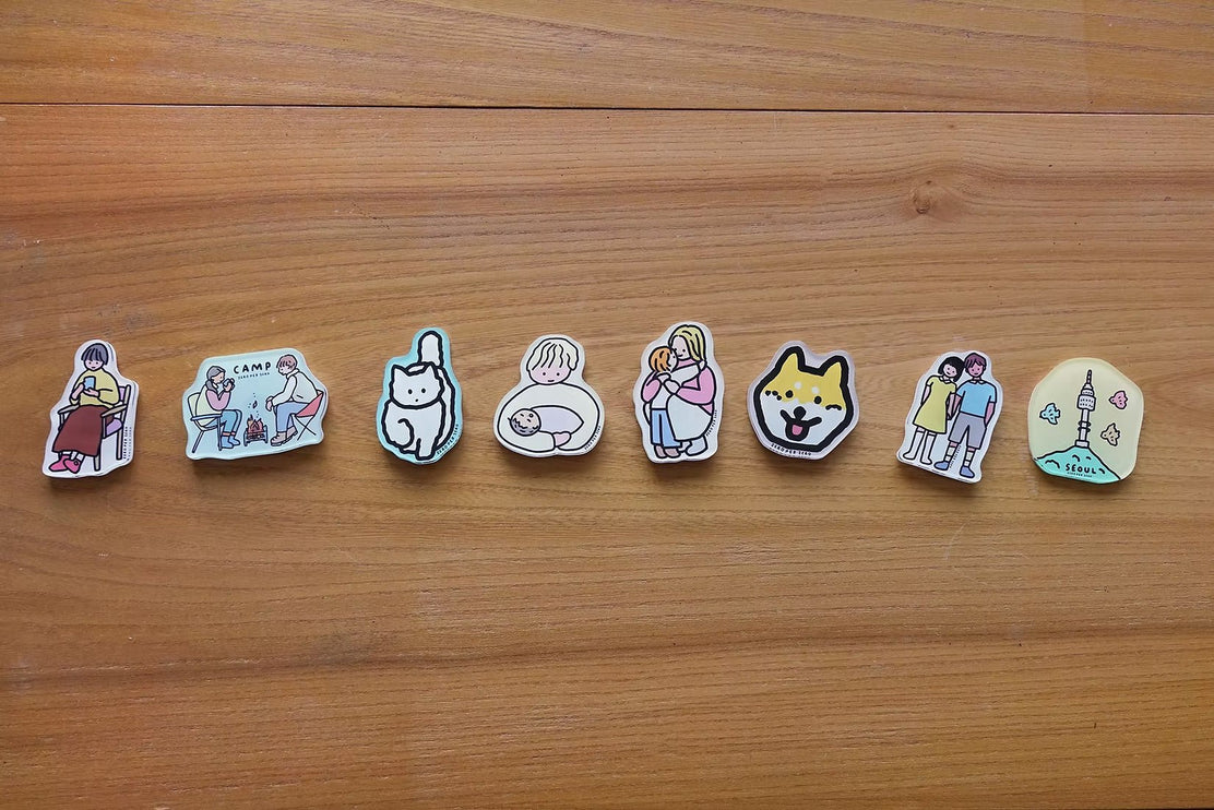 Imán - White Cat - ColorSwatch