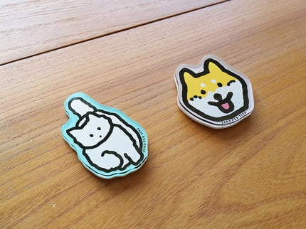 Imán - White Cat - ColorSwatch