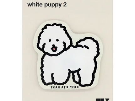 Imán - White Puppy 2 - ColorSwatch