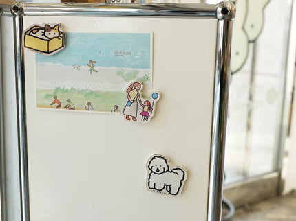 Imán - White Puppy 2 - ColorSwatch